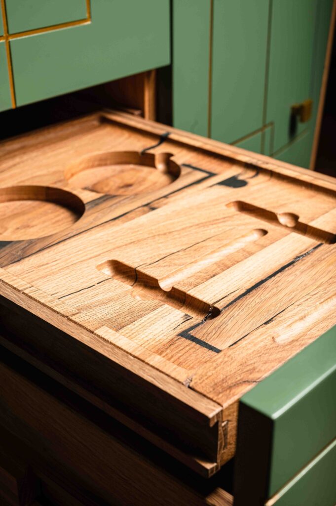 Meisterstück von Jan Oldach – Schublade von innen