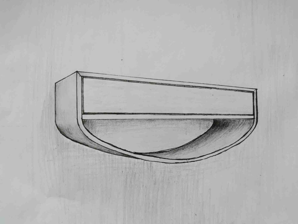 Der Taschenleerer von Karen Warnick – Skizze